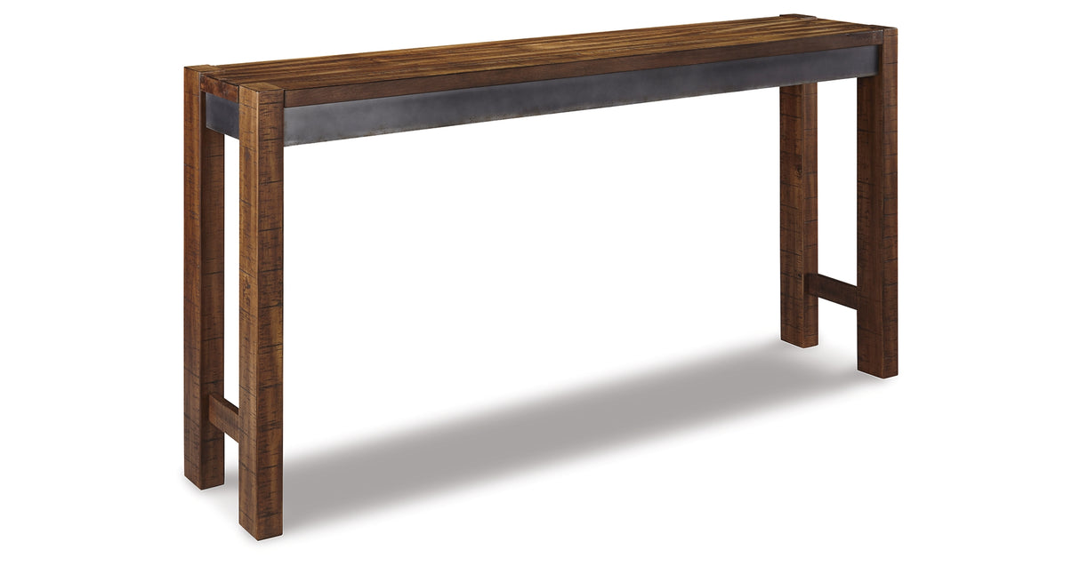 Torjin Brown/Gray Counter Height Dining Table and 2 Barstools from Ashley Furniture - Luna Furniture