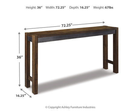 Torjin Brown/Gray Counter Height Set from Ashley - Luna Furniture