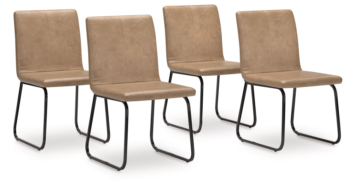 Pharwynn Brown Dining Chair, Set of 4 from Ashley Furniture - Luna Furniture