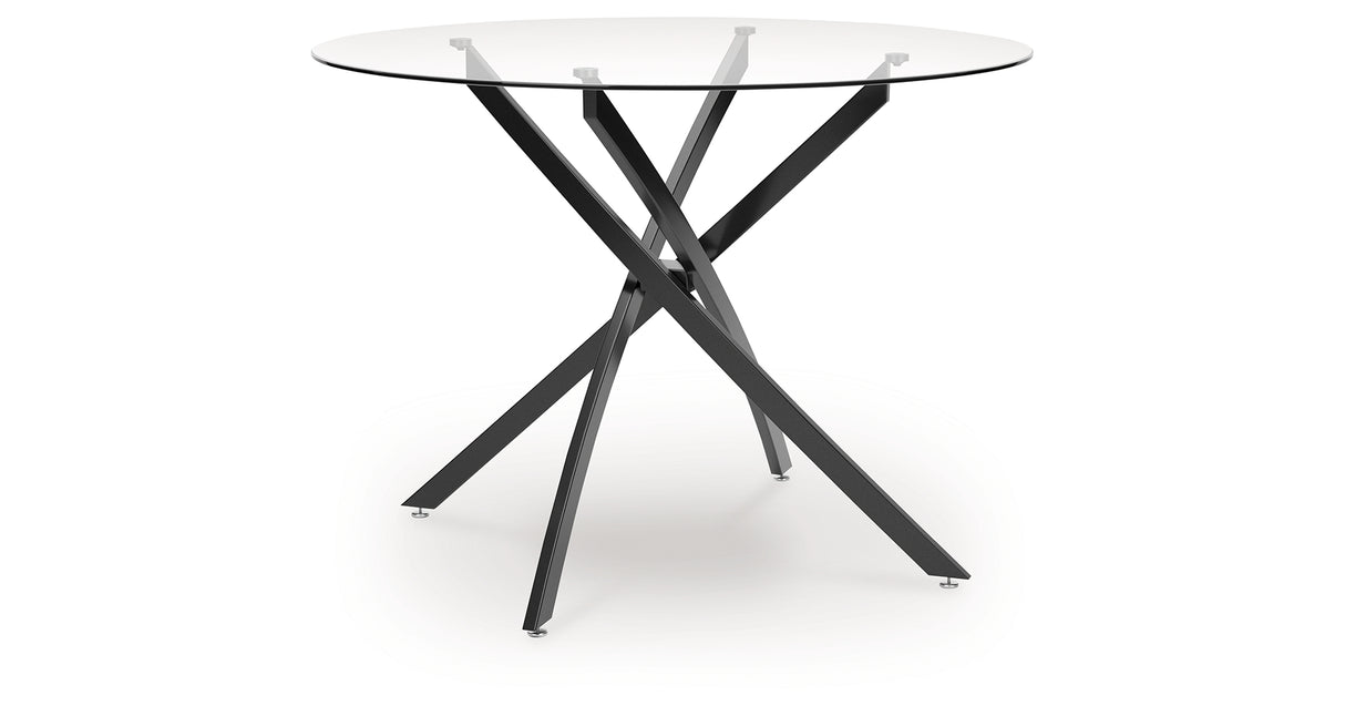 Pharwynn Black Dining Table from Ashley Furniture - Luna Furniture