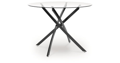 Pharwynn Black Dining Table from Ashley Furniture - Luna Furniture