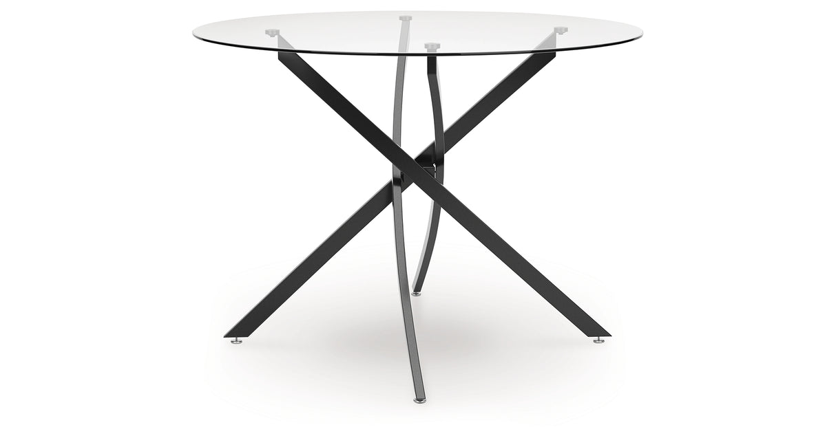 Pharwynn Black Dining Table from Ashley Furniture - Luna Furniture
