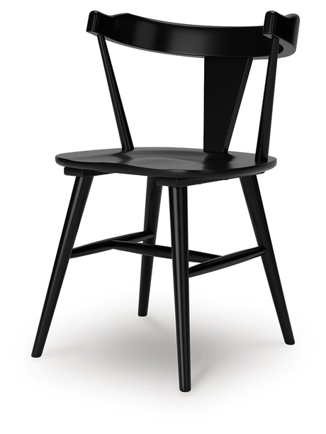 Gretlynn Black Dining Chair, Set of 2 from Ashley Furniture - Luna Furniture