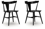 Gretlynn Black Dining Chair, Set of 2 from Ashley Furniture - Luna Furniture