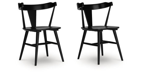 Gretlynn Black Dining Chair, Set of 2 from Ashley Furniture - Luna Furniture