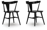 Gretlynn Black Dining Chair, Set of 2 from Ashley Furniture - Luna Furniture