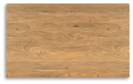 Gretlynn Black/Natural Dining Table from Ashley - Luna Furniture
