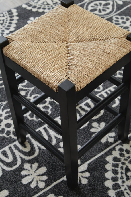 Mirimyn Black Bar Height Barstool, Set of 2 from Ashley Furniture - Luna Furniture
