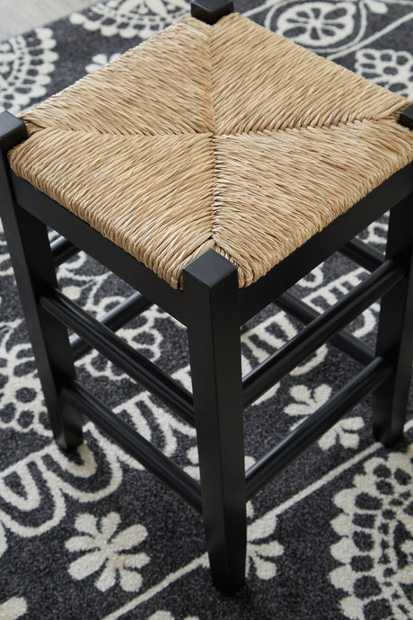 Mirimyn Black Counter Height Bar Stool, Set of 2 from Ashley - Luna Furniture
