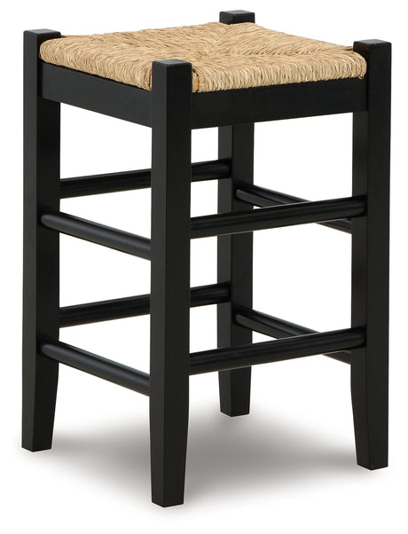 Mirimyn Black Counter Height Bar Stool, Set of 2 from Ashley - Luna Furniture