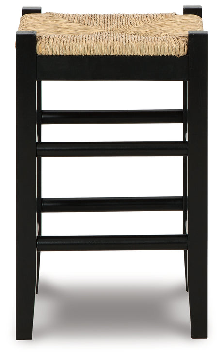 Mirimyn Black Counter Height Bar Stool, Set of 2 from Ashley - Luna Furniture