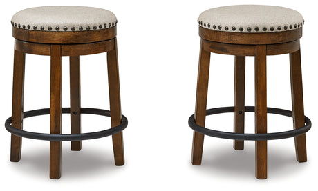 Valebeck Brown/Black Counter Height Stool from Ashley - Luna Furniture