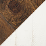 Valebeck Counter Height Dining Table and 4 Barstools in White/Brown from Ashley - Luna Furniture