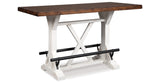 Valebeck Multi Counter Height Dining Table, 4 Barstools and Server from Ashley - Luna Furniture