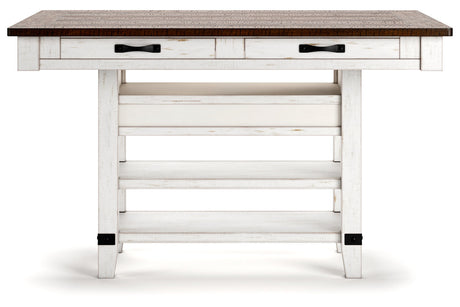 Valebeck Multi Counter Height Dining Table and 4 Barstools from Ashley - Luna Furniture