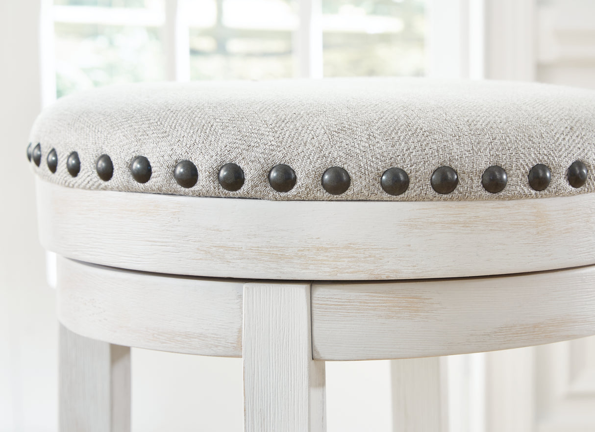 Valebeck White/Black Counter Height Stool from Ashley - Luna Furniture