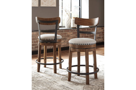 Valebeck Brown Counter Height Dining Table and 4 Barstools from Ashley - Luna Furniture