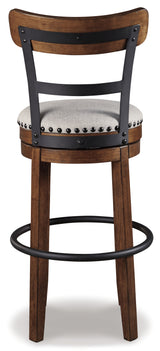 Valebeck Brown Bar Height Barstool from Ashley - Luna Furniture