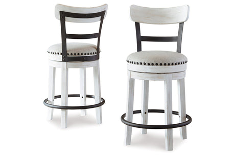 Valebeck Multi Counter Height Dining Table, 4 Barstools and Server from Ashley - Luna Furniture