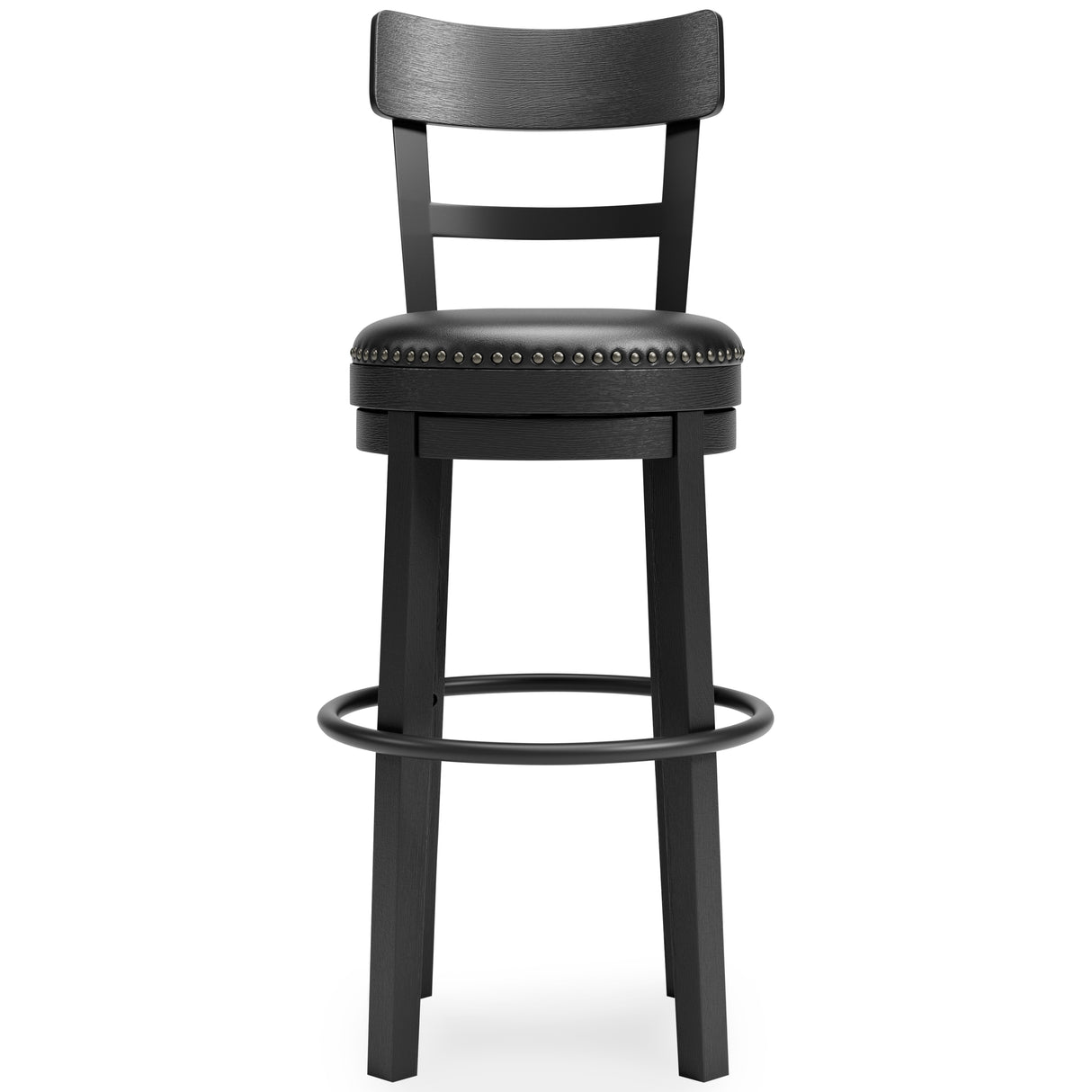 Valebeck Black Bar Height Barstool from Ashley - Luna Furniture