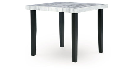 Mervannie Gray/Black Counter Height Dining Table from Ashley Furniture - Luna Furniture