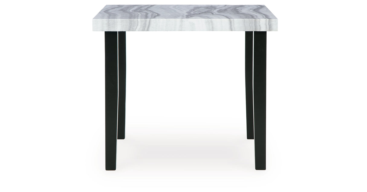 Mervannie Gray/Black Counter Height Dining Table from Ashley Furniture - Luna Furniture