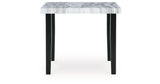 Mervannie Gray/Black Counter Height Dining Table from Ashley Furniture - Luna Furniture