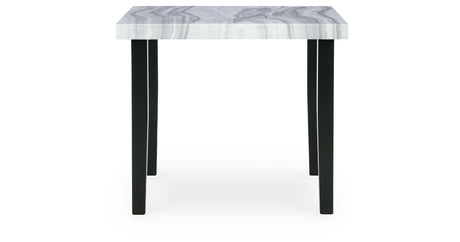 Mervannie Gray/Black Counter Height Dining Table from Ashley Furniture - Luna Furniture