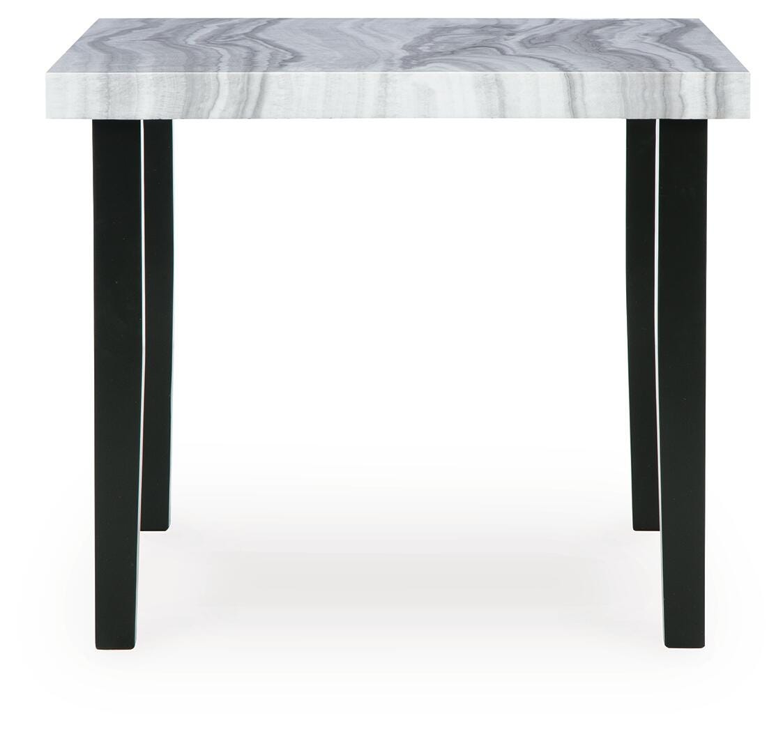 Mervannie Gray/Black Counter Height Dining Table from Ashley Furniture - Luna Furniture