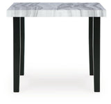 Mervannie Gray/Black Counter Height Dining Table from Ashley Furniture - Luna Furniture