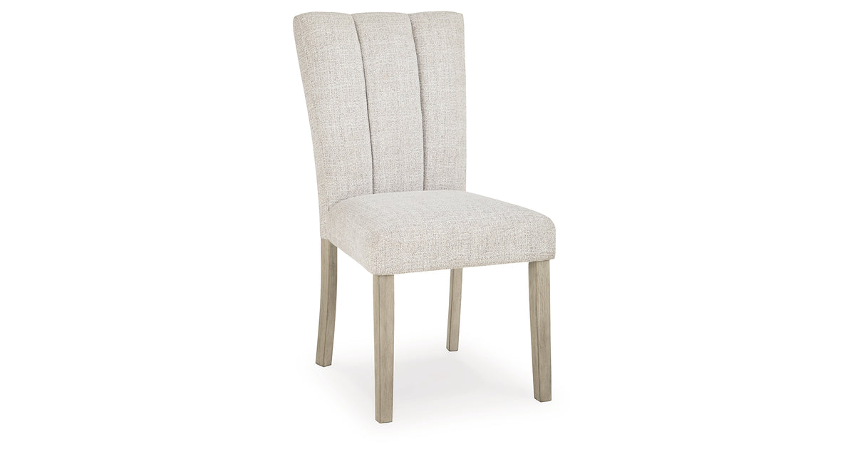 Larawyn Bisque Dining Chair, Set of 2 from Ashley Furniture - Luna Furniture
