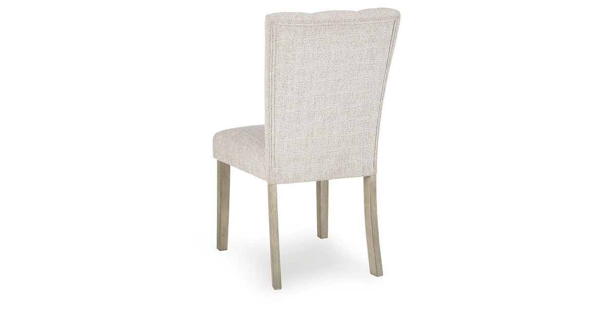 Larawyn Bisque Dining Chair, Set of 2 from Ashley Furniture - Luna Furniture
