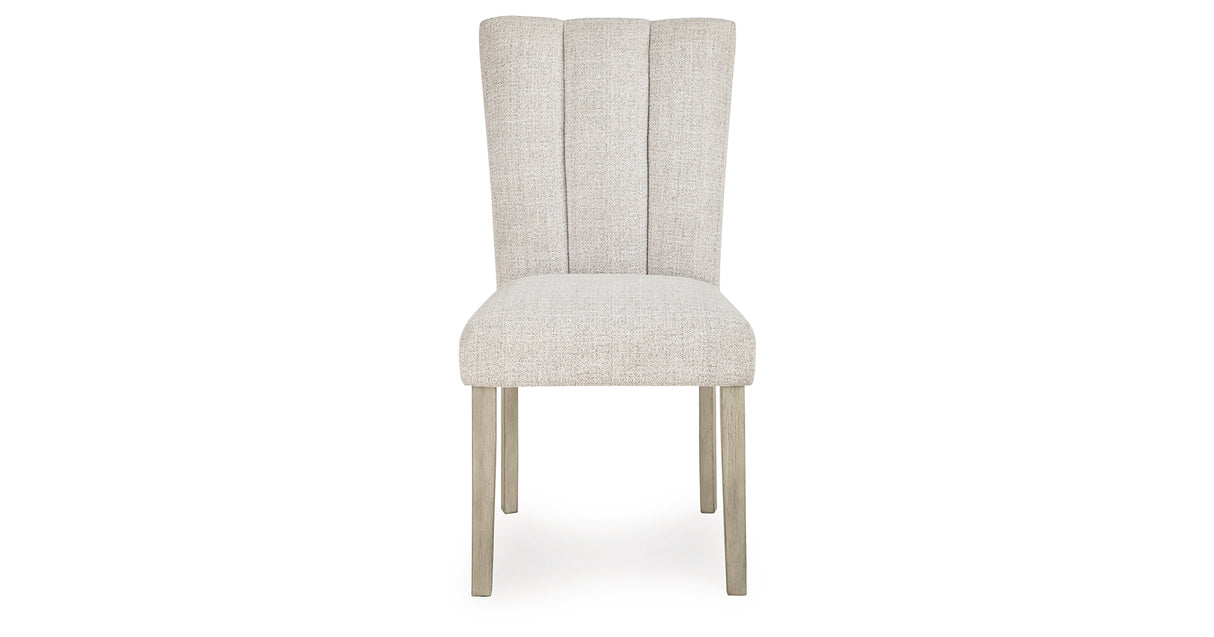 Larawyn Bisque Dining Chair, Set of 2 from Ashley Furniture - Luna Furniture