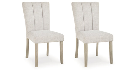 Larawyn Bisque Dining Chair, Set of 2 from Ashley - Luna Furniture