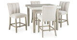 Larawyn Counter Height Dining Table and 4 Barstools from Ashley Furniture - Luna Furniture