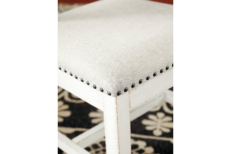 Valebeck Beige/White Dining Table and 4 Chairs from Ashley Furniture - Luna Furniture