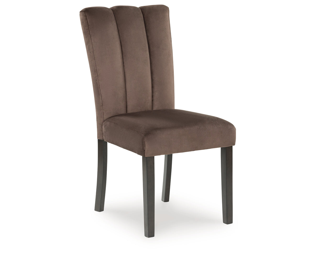 Jeshina Mocha Dining Chair, Set of 2 from Ashley Furniture - Luna Furniture