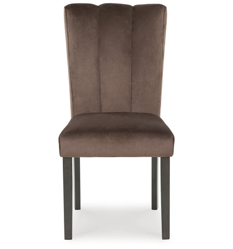 Jeshina Mocha Dining Chair, Set of 2 from Ashley Furniture - Luna Furniture
