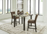 Jeshina Counter Height Dining Table and 2 Barstools from Ashley - Luna Furniture