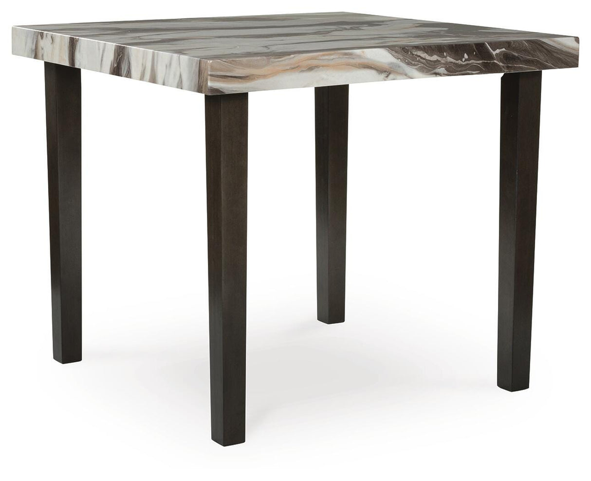 Jeshina Dark Brown Counter Height Dining Table and 4 Barstools from Ashley Furniture - Luna Furniture