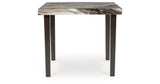 Jeshina Dark Brown/Beige Counter Height Dining Table from Ashley - Luna Furniture