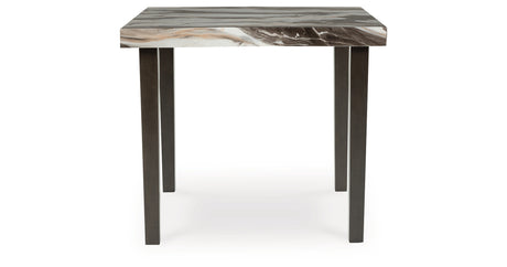 Jeshina Dark Brown/Beige Counter Height Dining Table from Ashley - Luna Furniture