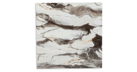 Jeshina Dark Brown/Beige Counter Height Dining Table from Ashley - Luna Furniture