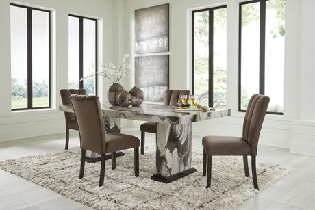 Jeshina Dining Table and 4 Chairs from Ashley - Luna Furniture