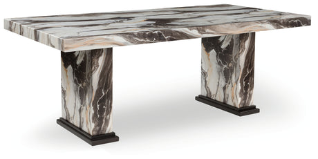 Jeshina Dining Table and 4 Chairs from Ashley - Luna Furniture