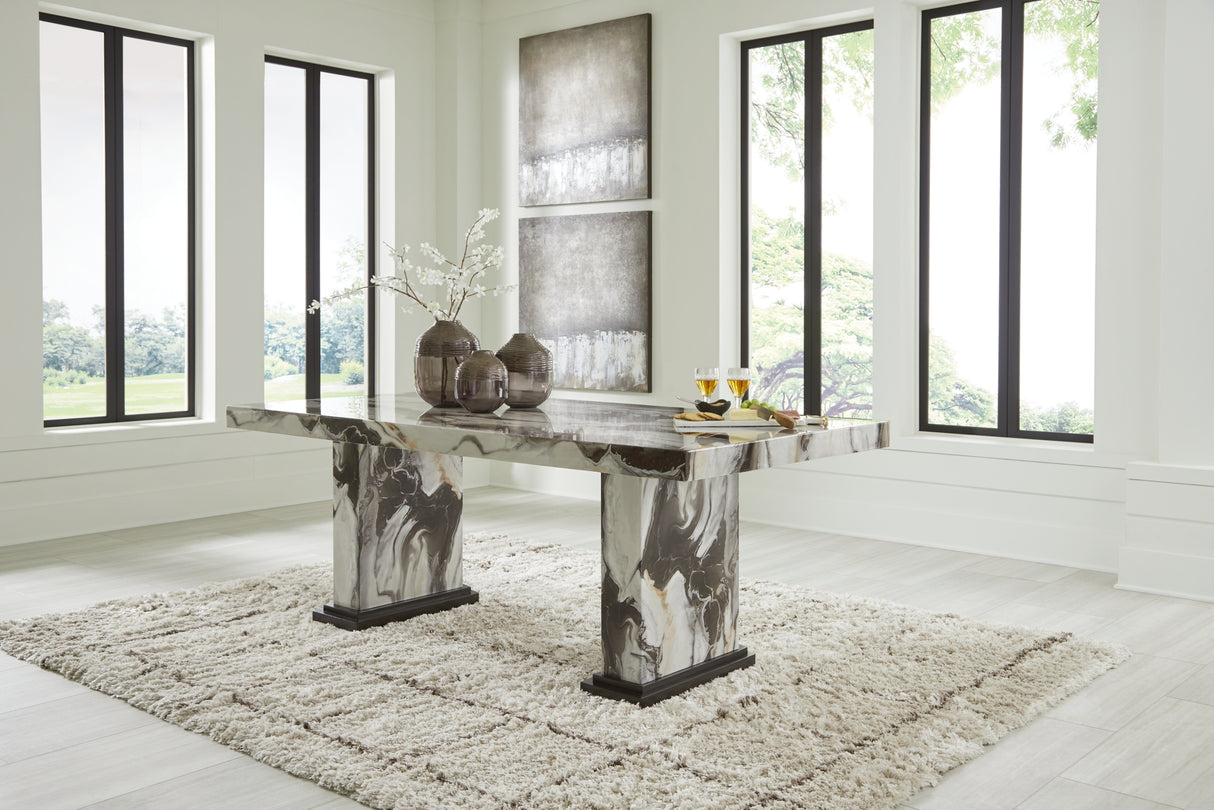 Jeshina Dining Table and 4 Chairs from Ashley Furniture - Luna Furniture