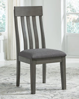 Hallanden Two-tone Gray Dining Chair, Set of 2 from Ashley Furniture - Luna Furniture