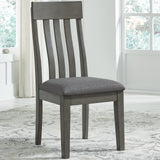 Hallanden Two-tone Gray Dining Chair, Set of 2 from Ashley Furniture - Luna Furniture