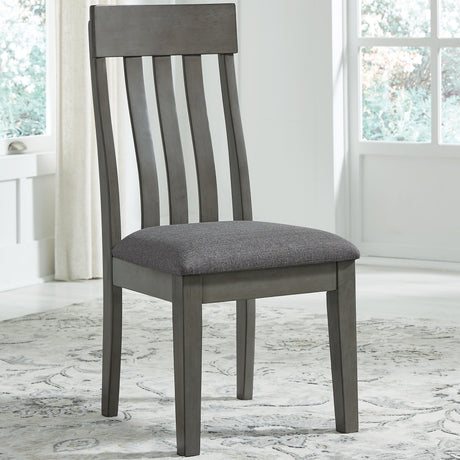Hallanden Two-tone Gray Dining Chair, Set of 2 from Ashley - Luna Furniture