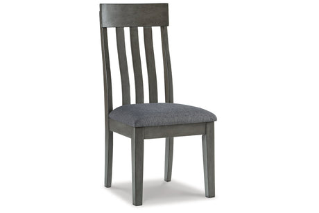 Hallanden Two-tone Gray Dining Table and 4 Chairs from Ashley Furniture - Luna Furniture